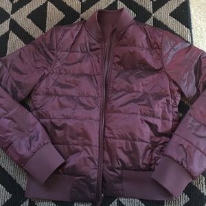 EUC size 6 bomber jacket reversible